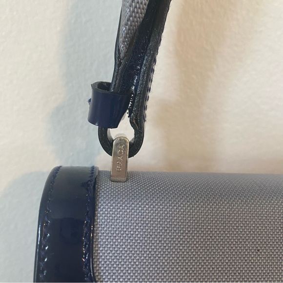 Prada shoulder bag blue bow. Prada handbag. Prada mini or small bag. Prada blue - Picture 3 of 13